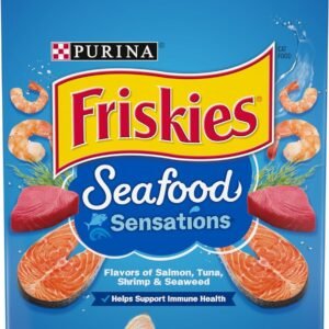 Purina Friskies Dry Cat Food, Seafood Sensations - 3.15 Pound (Pack of 4)